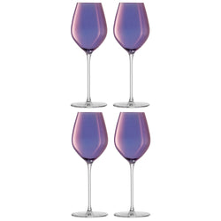 LSA AURORA Set de verres à champagne - Violet / Hauteur : 21,3 cm