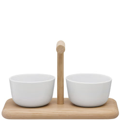 LSA DINE Plat de service - Naturel, Blanc / L: 26.0 cm x P: 12.9 cm x H: 16.0 cm