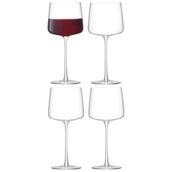 LSA METROPOLITAN Set di bicchiere da vino - Transparente / A: 20.0 cm