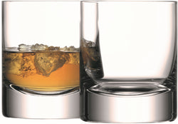 Bar Whiskyglas 2er Set 250ml klar - Transparent / H: 10.0 cm