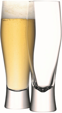 Bar Pilsglas 2er Set 400ml - Transparent / H: 21.0 cm