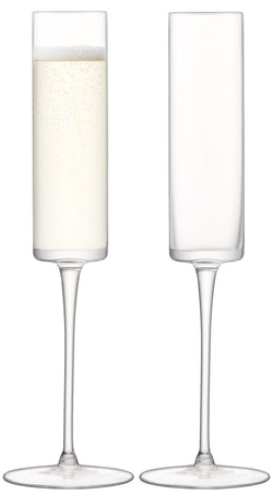 LSA OTIS Set de verres à champagne - Transparent / Hauteur : 26,0 cm