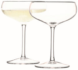LSA WINE Set de verres à champagne - Transparent / Hauteur : 13,5 cm