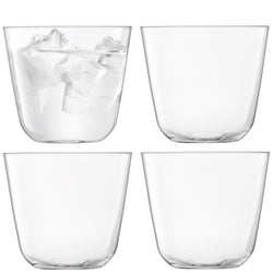 LSA ARC Set de verres à eau - Transparent / Hauteur : 7,5 cm