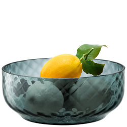 LSA DAPPLE Schale - Blau / H: 9.1 cm