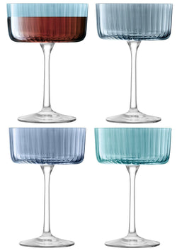 LSA GEMS Set di bicchieri da spumante - Blu / A: 13.0 cm