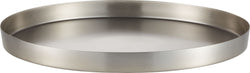 LIVIA Deko Platte - Silber / H: 2.5 cm