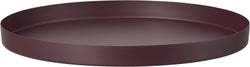 LIVIA Deko Platte - Bordeaux / H: 2.5 cm