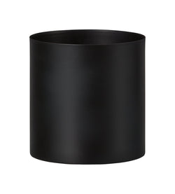 TRAVIS Pflanzentopf - Schwarz / H: 13.0 cm