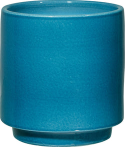 AMAYA Pot de fleurs - Bleu / Hauteur : 18,0 cm