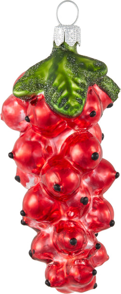 CURRANTS Glasfigur - Rot / H: 6.0 cm