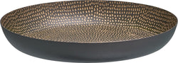 SANDRA Deko Schale - Gold, Schwarz / H: 2.5 cm