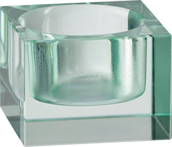 LAURA Teelichthalter - Mint / B: 5.0 cm x T: 5.0 cm x H: 3.2 cm