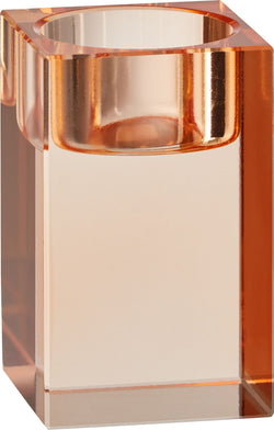 LAURA Portacandele scaldavivande - Arancio / L: 5.0 cm x P: 5.0 cm x A: 8.0 cm