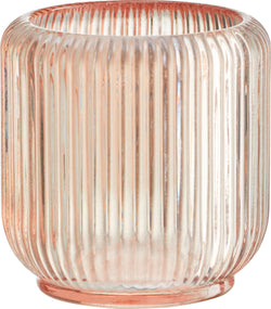 FARAH Windlicht - Rosa / H: 8.5 cm