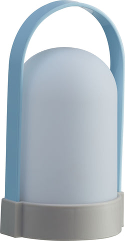 SARINA LED Lampe - Hellblau / B: 8.5 cm x H: 15.0 cm