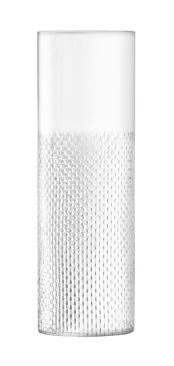 LSA WICKER Vase - Transparent / H: 40.0 cm