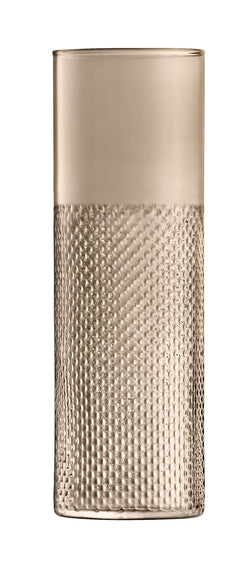 LSA WICKER Vase - Taupe / H: 40.0 cm