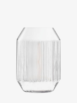 LSA ROTUNDA Vase - Transparent / H: 25.8 cm