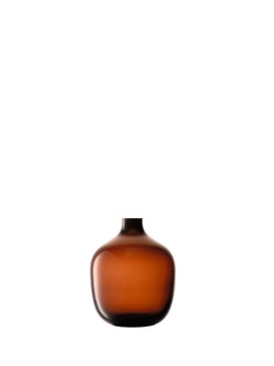 LSA VESSEL Vase - Dunkelbraun / H: 17.8 cm