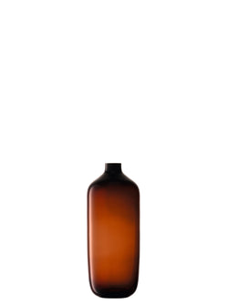 LSA VESSEL Vase - Dunkelbraun / H: 38.0 cm