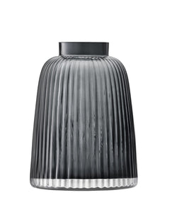 LSA PLEAT Vase - Grau / H: 26.6 cm