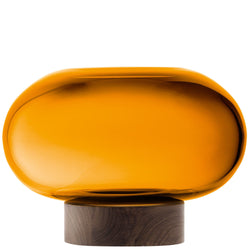 Vase OBLAT LSA - Jaune / Hauteur : 19,5 cm