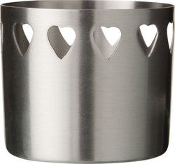 SE-ZIGERLI Tealight heart silver - Silber / H: 4.5 cm