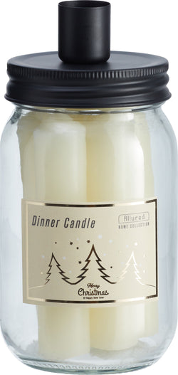 ACHIM Kerzenhalter - Weiss / H: 13.0 cm