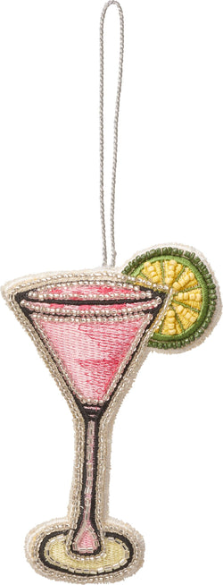 COCKTAIL Décorations à suspendre  - Pink / L: 8.0 cm x P: 1.5 cm x H: 11.0 cm