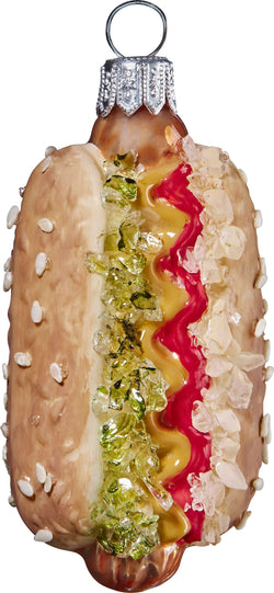 HOTDOG Glasfigur - Multicolor / H: 8.0 cm
