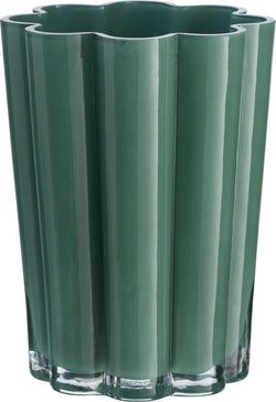 SE-CIAO Vase Glas grün - Marrone / A: 20.0 cm