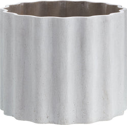 TERRY Vaso per piante - Grigio chiaro / Altezza: 20,0 cm