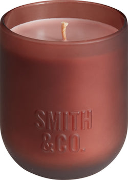 SMITH & CO Bougie Black Oud & Saffron - bordeaux