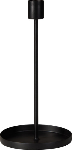 AMADEA Bougeoir - Noir / Hauteur : 20,0 cm