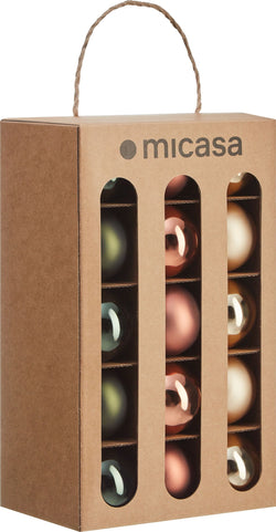 KAI Kugelset 30 Stk. - Braun, Grün / D: 6 cm