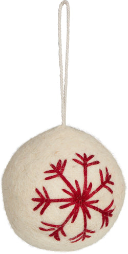 DIEGO Ganci  - bianco, rosso / D: 8.0 cm