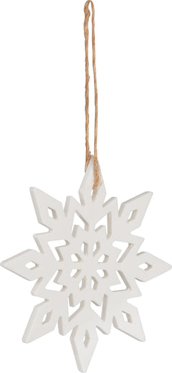 SNOWY Ganci in ceramica - Bianco / D: 9.0 cm