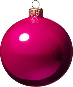 LOTTE Glaskugel - Pink / D: 8.0 cm