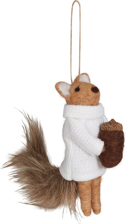 ORAVA Hänger - Braun, Weiss / B: 5.0 cm x T: 5.0 cm x H: 12.0 cm