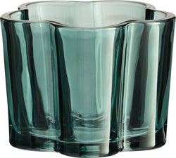 KAYLA - bleu pétrole / L : 7,7 cm x H : 6 cm