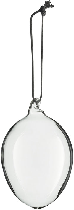 Ciondolo decorativo MALEYA - L: 5,5 cm x A: 8,0 cm / Trasparente