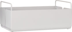 NIKLAS Metallkorb - Grau / B: 18.0 cm x T: 29.5 cm x H: 12.8 cm
