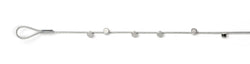 VISION Fotoleine - Silber / B: 200.0 cm