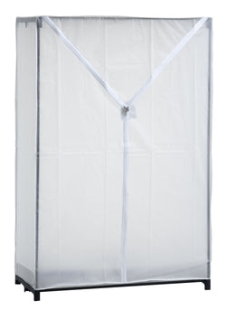 SOL Mottenschrank weiss 50x100x147 cm - Weiss / B: 100.0 cm x T: 50.0 cm x H: 153.0 cm