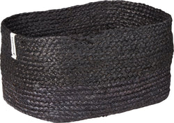 OLIVA Basket without handle 30x22x17 cm - Noir / L: 22.0 cm x P: 30.0 cm x H: 17.0 cm