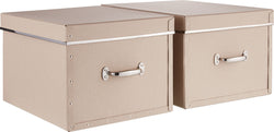 BIGSO Boîte de rangement - Nature / L: 38.0 cm x P: 51.0 cm x H: 28.5 cm