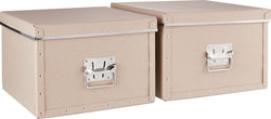 BIGSO Aufbewahrungsbox - Natur / B: 37.0 cm x T: 37.0 cm x H: 24.5 cm