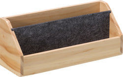 ELLY Porte-lettre - Gris, naturel / L: 24.5 cm x P: 8.3 cm x H: 10.0 cm