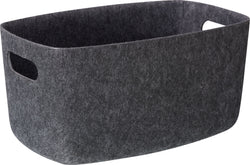 RON Boîte de rangement - Gris / L: 23.0 cm x P: 36.0 cm x H: 18.0 cm